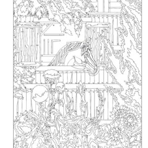 Creative Haven Country Scenes Color by Number Coloring Book (Adult Coloring Books: In The Country)