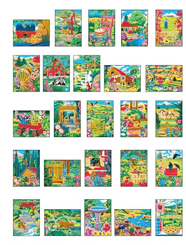 Creative Haven Country Scenes Color by Number Coloring Book (Adult Coloring Books: In The Country)