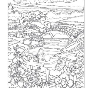 Creative Haven Country Scenes Color by Number Coloring Book (Adult Coloring Books: In The Country)