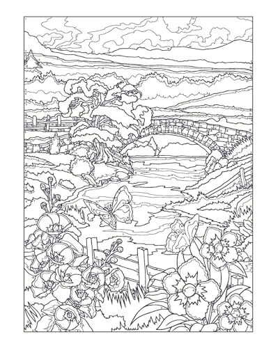 Creative Haven Country Scenes Color by Number Coloring Book (Adult Coloring Books: In The Country)