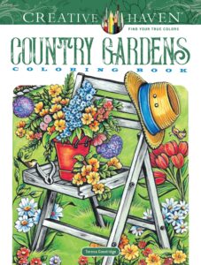 creative haven country gardens coloring book (adult coloring books: in the country)