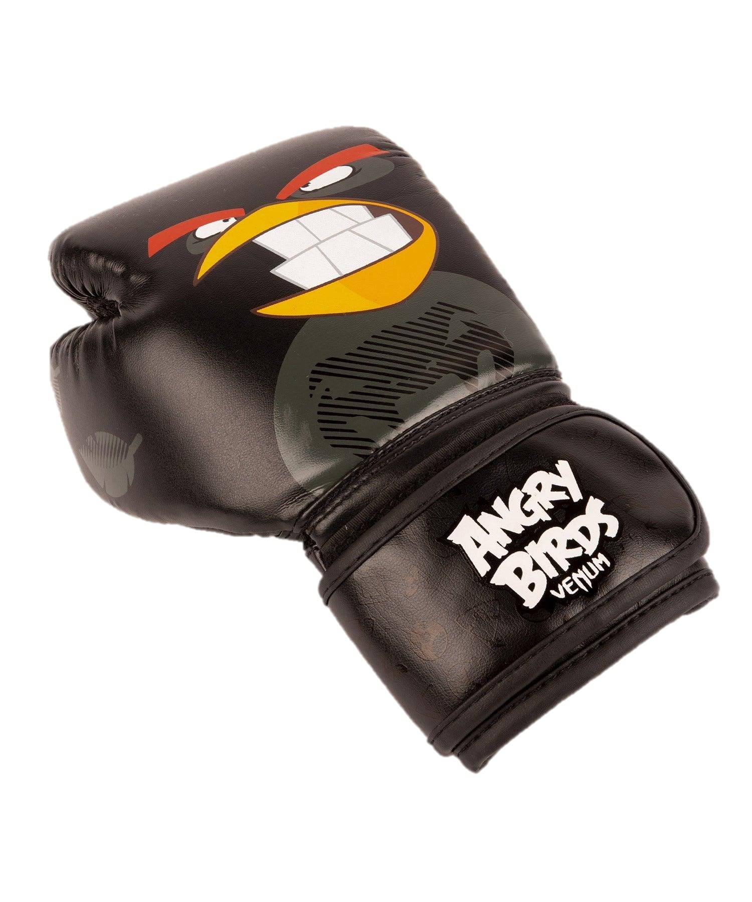 Venum Angry Birds Boxing Gloves - for Kids - Black, 8 oz