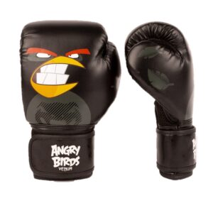 Venum Angry Birds Boxing Gloves - for Kids - Black, 8 oz