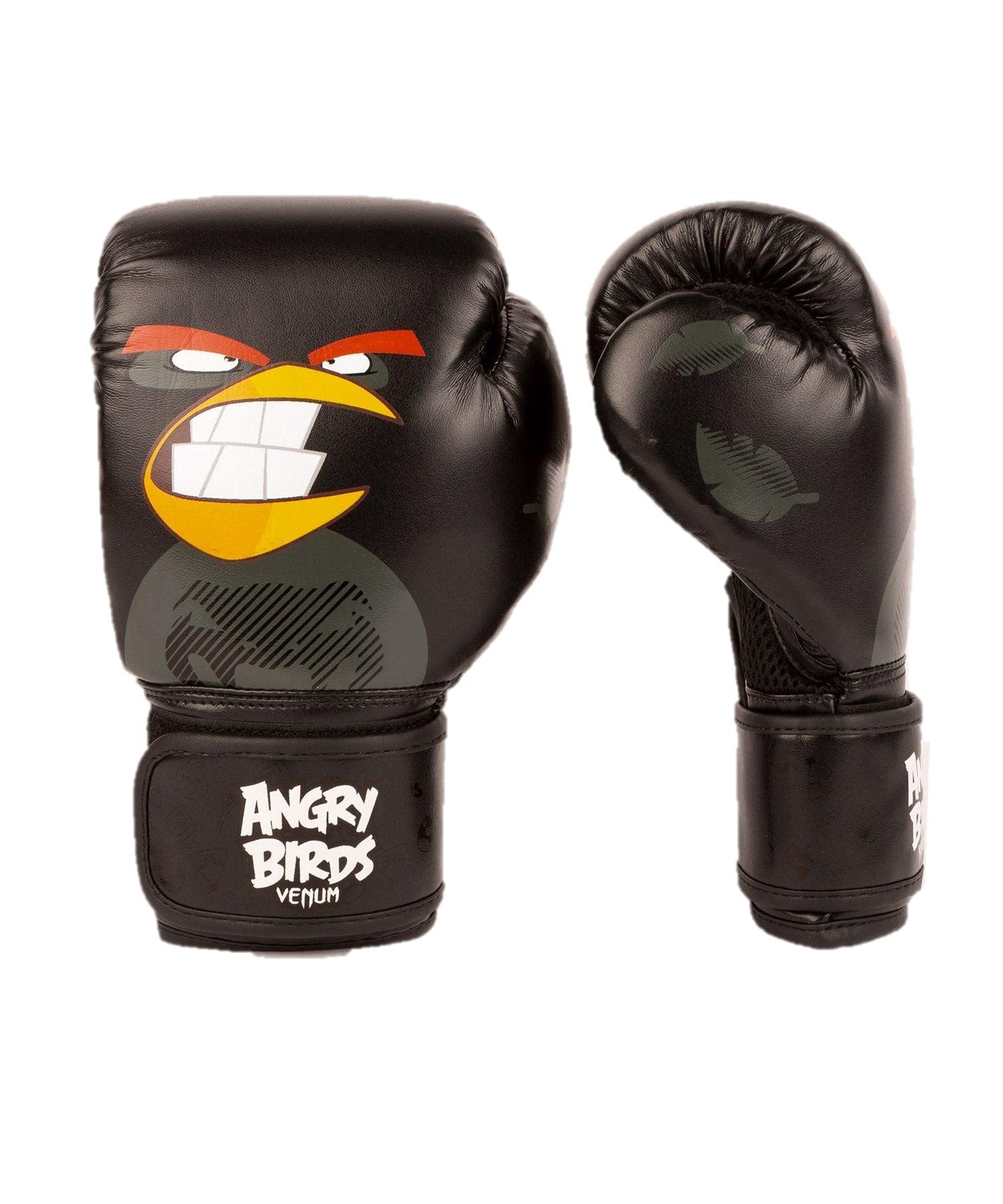 Venum Angry Birds Boxing Gloves - for Kids - Black, 8 oz