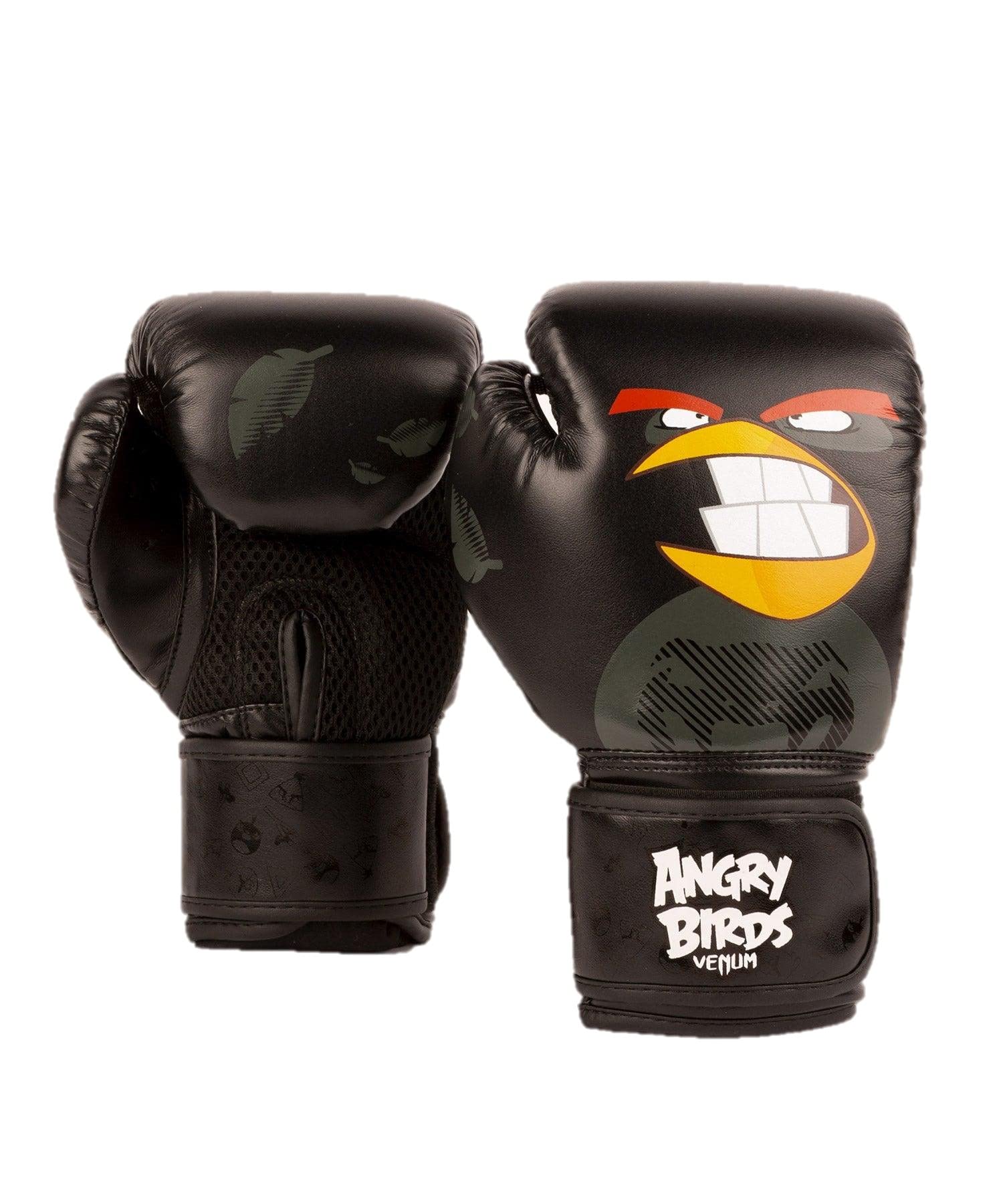 Venum Angry Birds Boxing Gloves - for Kids - Black, 8 oz