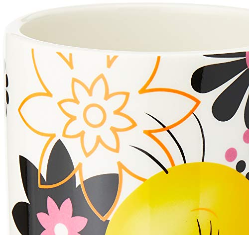 Spoontiques - Ceramic Travel Mugs - Tweety Cup - Hot or Cold Beverages - Gift for Coffee Lovers