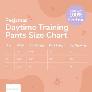 Peejamas Daytime Trainers - Comfortable Toddler Underwear for Potty Training - Diaper Replacement Training Pants for Toddlers - Easy-to-Clean Training Pants (6-Pack - Adventure Time - 4T)