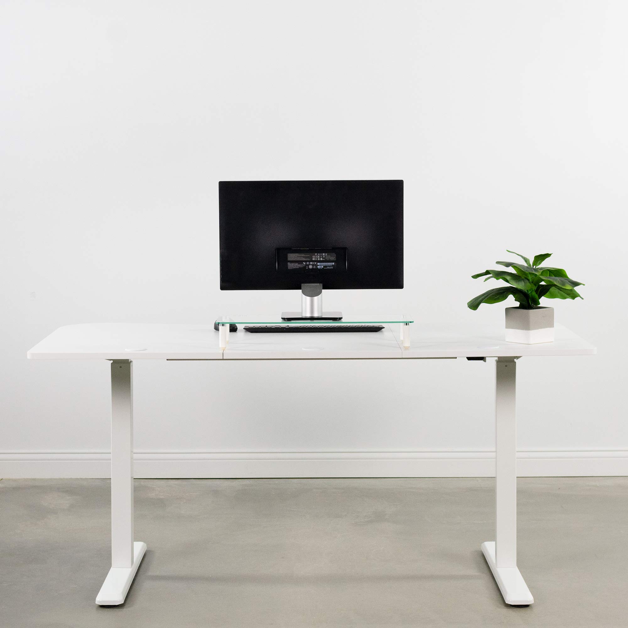 VIVO 63 x 32 inch Universal Table Top for Standard and Sit to Stand Height Adjustable Home and Office Desk Frames, White Desktop, DESK-TOP1W