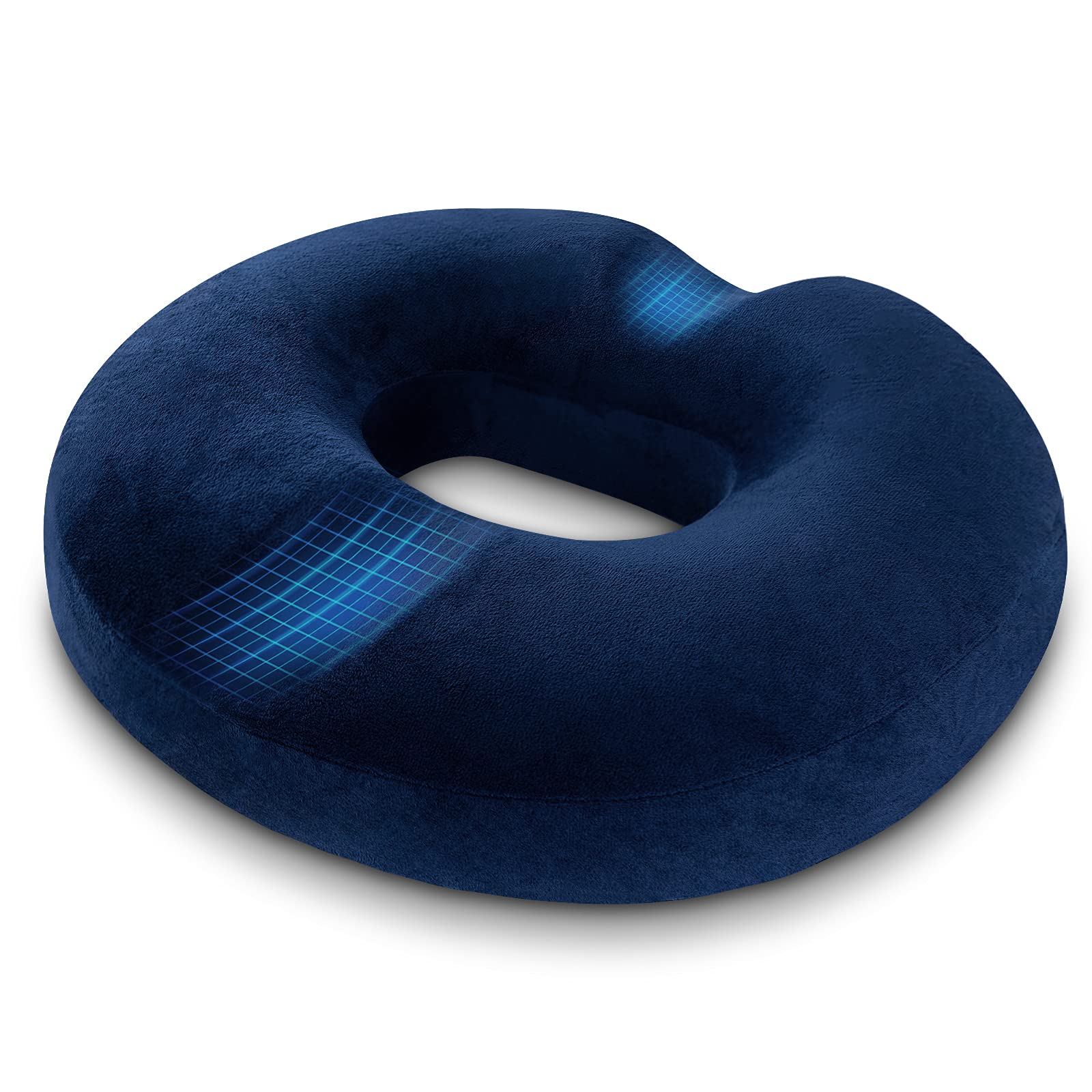 HOMCA Donut Pillow for Tailbone Pain, Hemorrhoid Pillows for Sitting After Surgery, Memory Foam Coccyx Cushion for Postpartum Pregnancy, Car Seat Office Chair Cushion for Pressure Relief