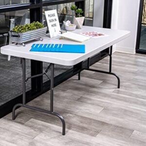 Iceberg - 65513 30" x 60" Folding Table, Platinum, IndestrucTable TOO 500 Series (MADE IN USA)