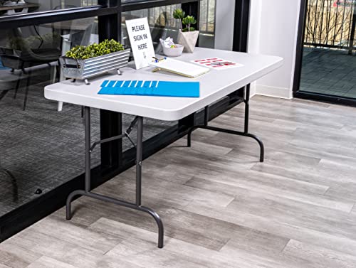 Iceberg - 65513 30" x 60" Folding Table, Platinum, IndestrucTable TOO 500 Series (MADE IN USA)