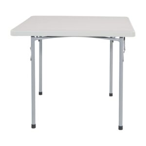 Office Star Resin Folding Table for Banquets, Picnics, and Parties, 36 Inch, Square