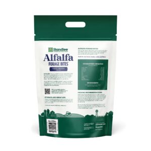 standlee Premium Western Forage Alfalfa Forage Bites, 5 Lb Bag (Very Berry)