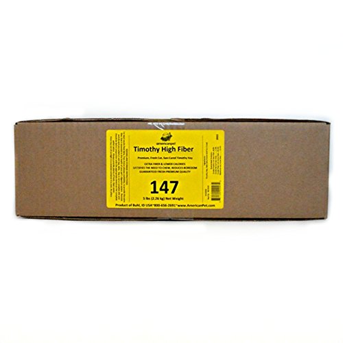 Timothy High Fiber Hay, 5Lb, Yellow