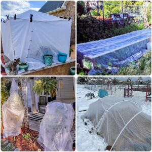 Plant Covers Freeze Protection 10x30ft Frost Cloth Blanket Floating Row Cover for Winter Protection 0.9 oz/yd²