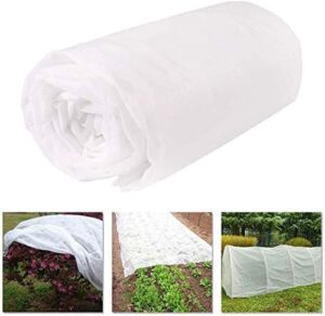 bgtool garden fabric plant cover freeze protection, floating row cover 10ft×49ft reusable rectangle frost protection for crop, blanket for vegetables & plants for preventing cold weather and animal