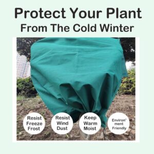 Plant Covers Freeze Protection 2 Packs Extra Thick Fabric 4oz/yd² Frost Cloth Plant Freeze Protection Plant Covers Winter Protection (Width 10Feet - Tall 10Feet)