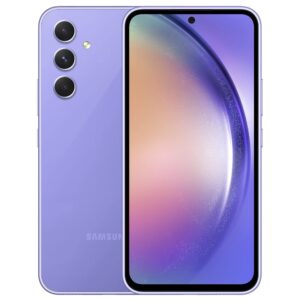 Samsung Galaxy A54 5G A546E 256GB Dual SIM GSM Unlocked Android Smartphone (Latin Variant/US Compatible LTE) - Awesome Violet