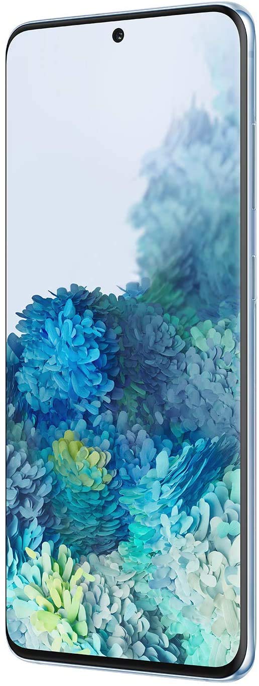 Samsung Galaxy S20 5G Factory Unlocked Android Smartphone SM-G981U US Version | Fingerprint ID & Facial Recognition | Long-Lasting Battery (Cloud Blue, 128GB)