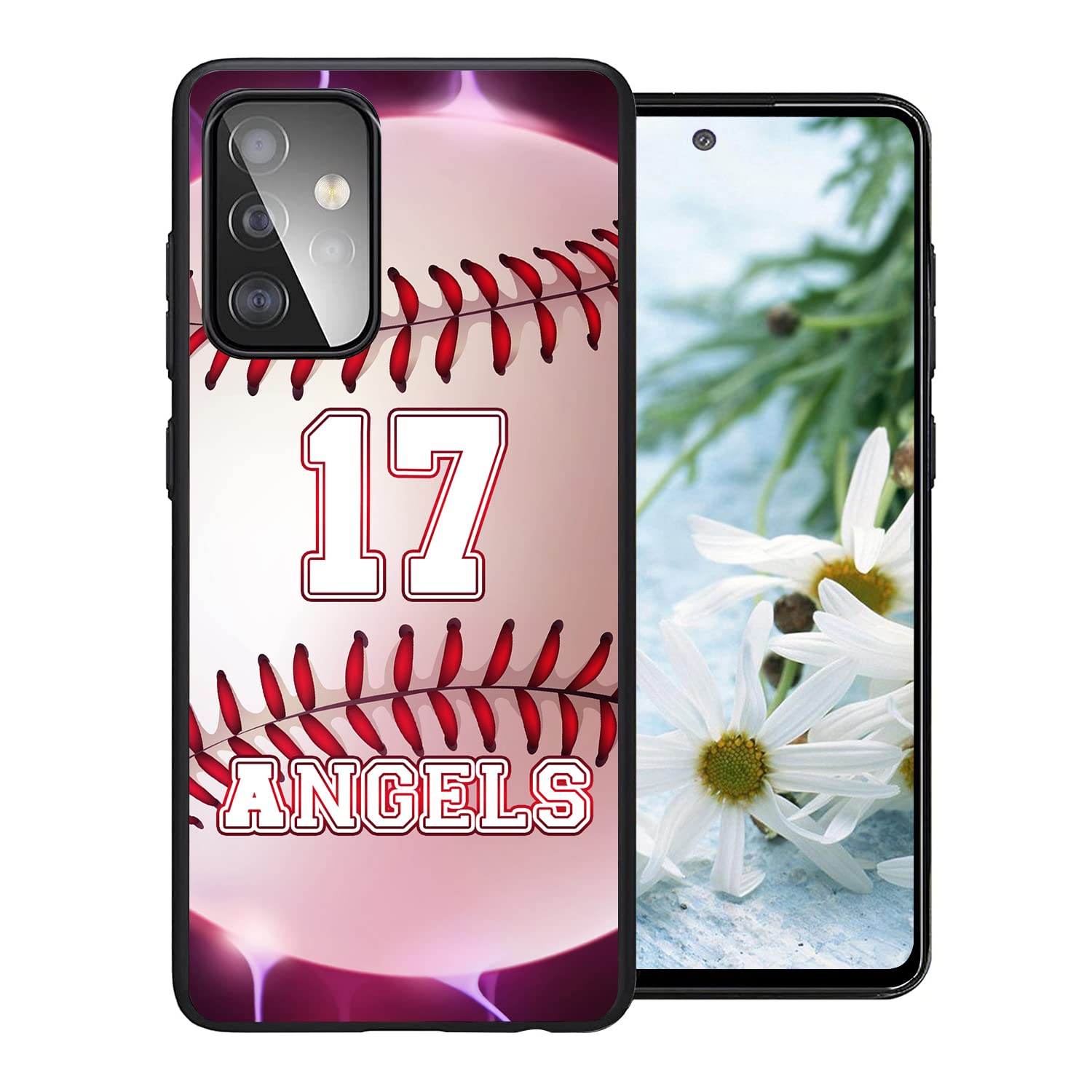 Design Your Own Baseball Phone Case Custom Name Number Yourself TPU Cover Case with Samsung Galaxy A15/A25/A14/A54/A53 5G/A03S/ A02S /A10E /A10/ A12/ A13/ A32/ A33/ A42/ A50 /A51/ A52/ A71 4G 5G