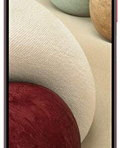 Samsung Galaxy A12 Nacho (32GB, 3GB) 6.5" HD+, Quad Camera, 5000mAh Battery, GSM Unlocked Global 4G Volte (NOT VERIZON/Boost) International Model A127F/DSN with Fast Car Charger Bundle (Red)