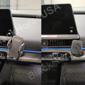 Phone holder compatible with Porsche 911 Carrera 992 Dashboard center console - Stick on with EASY release - to hold iPhone, Samsung Galaxy,