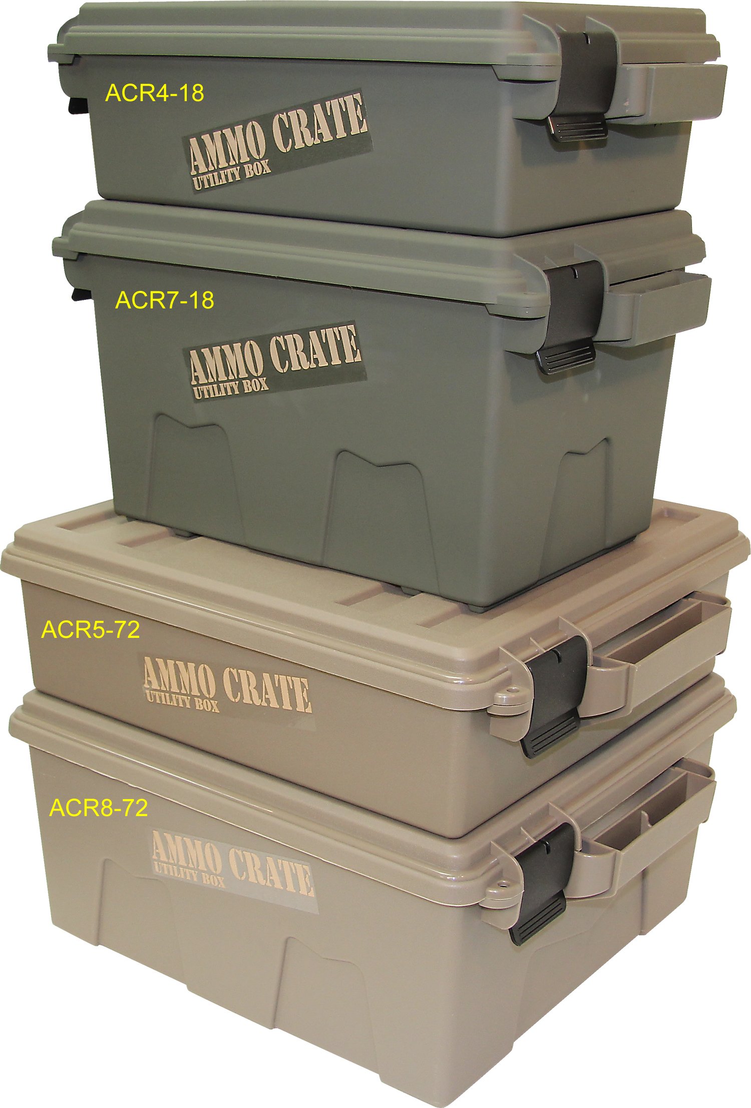 MTM ACR7-18 Ammo Crate Utility Box, Large, Green