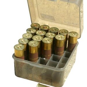 MTM 25 Round Shotshell Box (Clear Smoke), Large