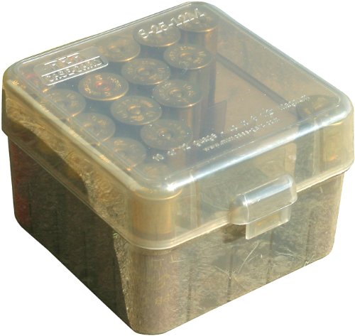 MTM 25 Round Shotshell Box (Clear Smoke), Large