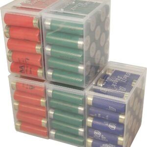 MTM SS25-00 Shell Stack 25 Rd. Compact Shotshell Storage Box (Set of 4)