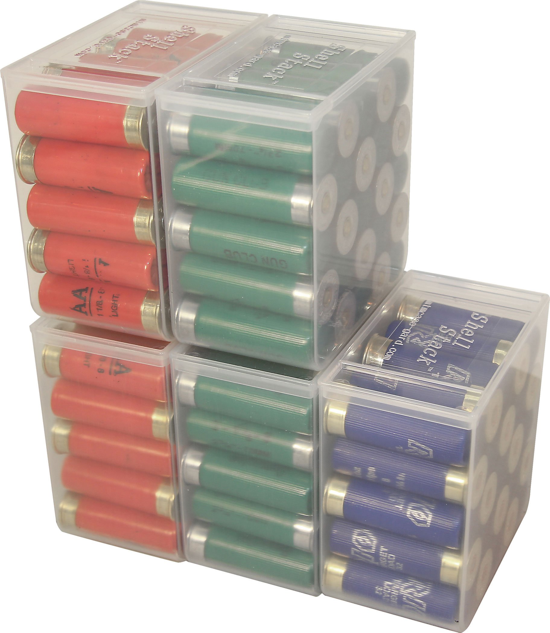 MTM SS25-00 Shell Stack 25 Rd. Compact Shotshell Storage Box (Set of 4)