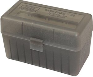 mtm 50 round flip-top rifle ammo box 270 win 280 rem 30-06, large