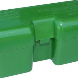 MTM 22 Round Flip-Top Rifle Ammo Box 300-375 Rem Ultra Mag, 416 Rigby (Large Mag, Green)