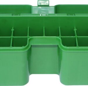 MTM 22 Round Flip-Top Rifle Ammo Box 300-375 Rem Ultra Mag, 416 Rigby (Large Mag, Green)