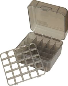 mtm multi gauge 25 round shotshell box (clear smoke)