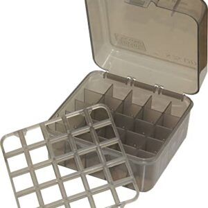 MTM Multi Gauge 25 Round Shotshell Box (Clear Smoke)