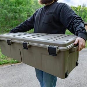 MTM MGC - The Mule Mobile Gear Crate, Water-Resistant, Stackable, Holds 75lbs of Gear, USA Made,