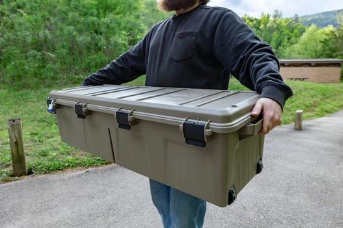 MTM MGC - The Mule Mobile Gear Crate, Water-Resistant, Stackable, Holds 75lbs of Gear, USA Made,