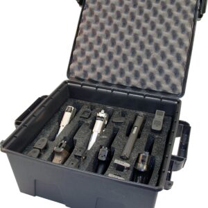 MTM TPC6 Tactical Pistol Handgun Case 6 Gun, Dark Earth