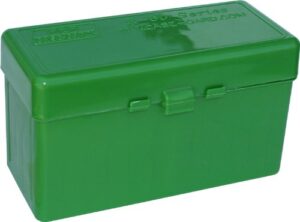 mtm rm-60-10 ammo box, 60 round, medium, usa made, green