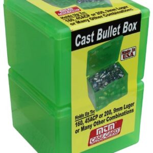 MTM Cast Bullet Box (Clear Green)