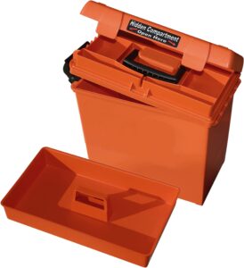 mtm sportsmen's plus utility dry box, orange