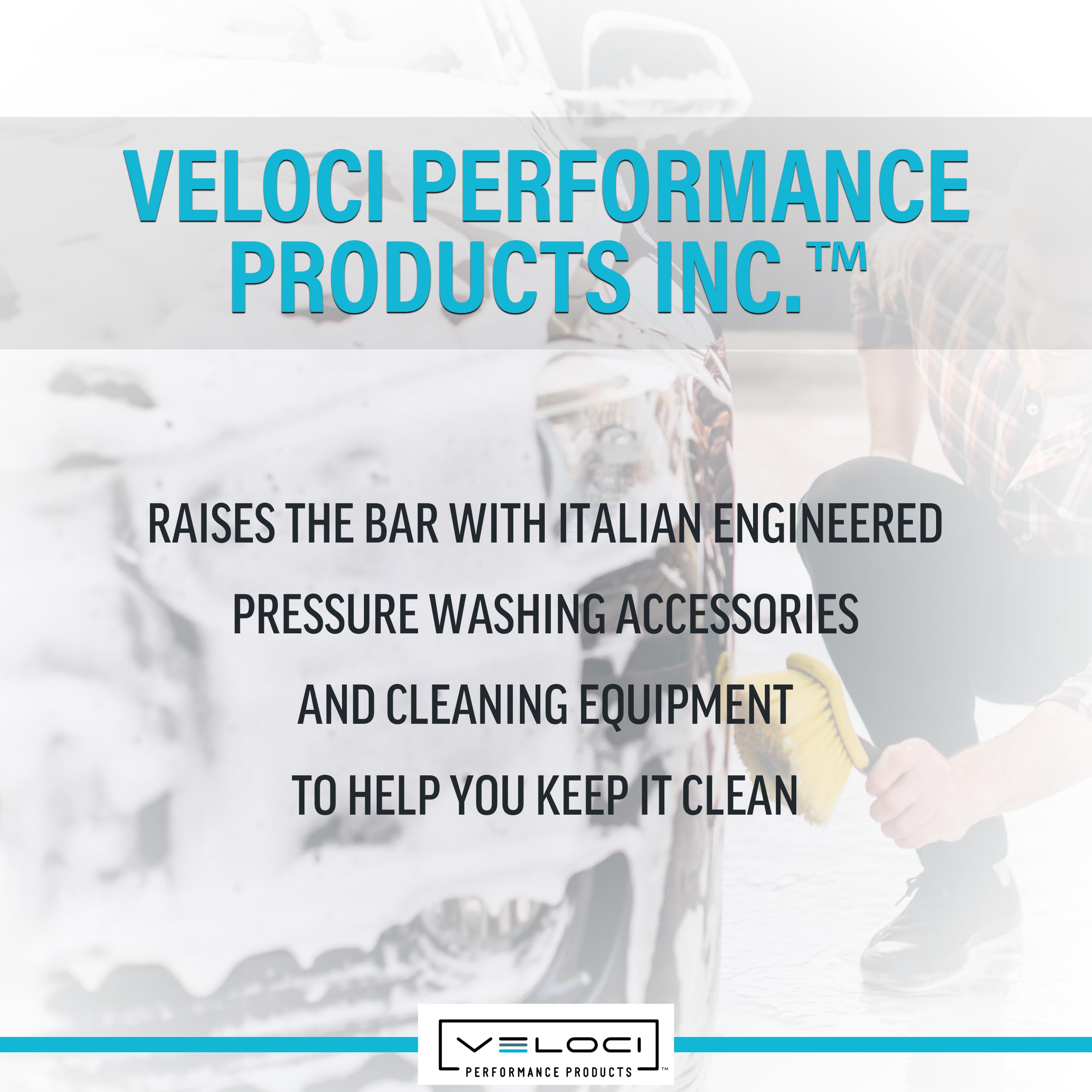 Veloci Performance Stainless Steel 3/8" MPT Coupler for use with Pressure Washer Guns, Wands, Hose, Lances and Foam Cannons