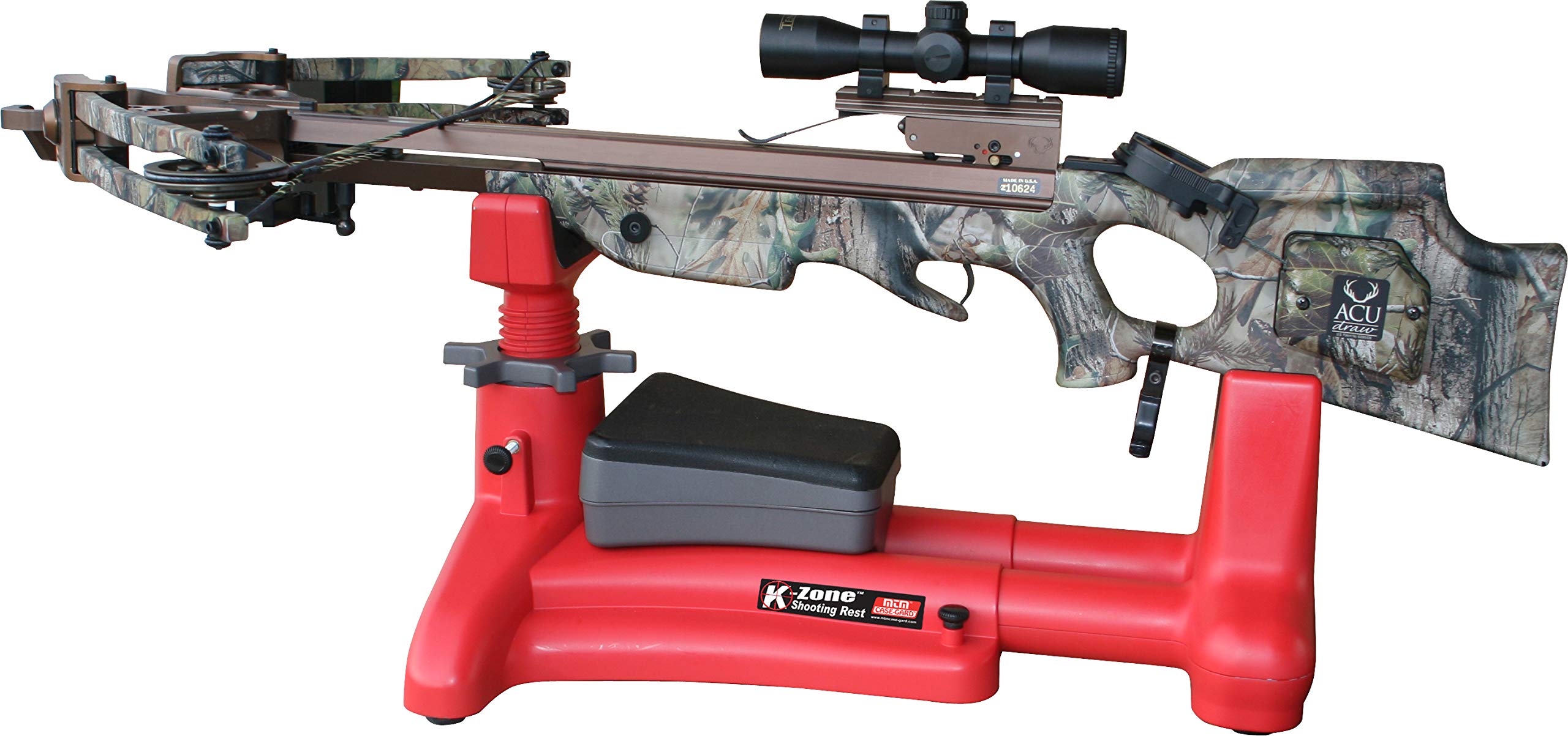 MTM K-Zone Shooting Rest KSR-30 Rifle Pistol Handgun Shooters Rest for Ranges Red