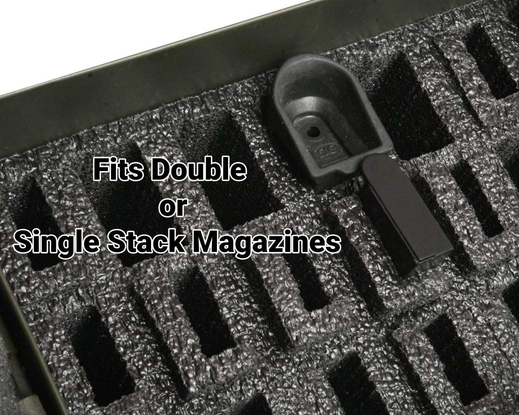 Case Club 24 Magazine Holder .50 Cal Ammo Can Foam (Pre-Cut, Closed Cell, Military Grade Foam) (1 Count)