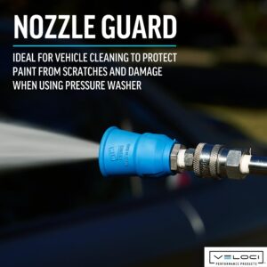 MTM Hydro Acqualine Pressure Washer Nozzle Guard Holder Tips Protector with 1/4” Quick Coupler Plug, 25 Degrees 4.5