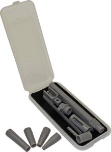 mtmsbk screw-it deluxe bore guide kit, usa made, gray/clear