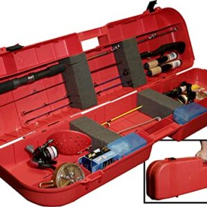 MTM IFB-1-30 Ice Fishing Rod Box, USA Made, Red