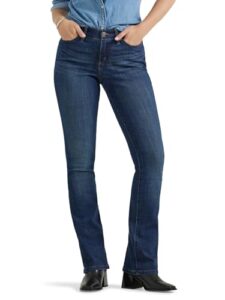 lee women's ultra lux comfort with flex motion bootcut jean royal chakra 18 medium