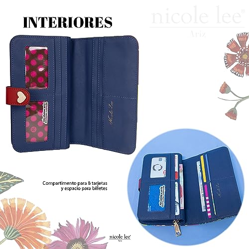 Nicole Lee Signature Bifold Butter-Flower Mustard Wallet